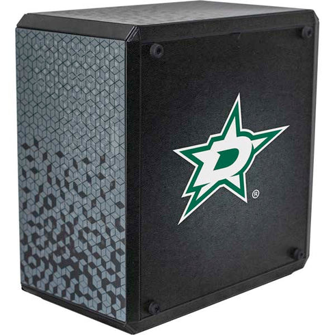 NHL Dallas Stars Black Background Cooler Master MasterBox Q300L Mini Tower Skin