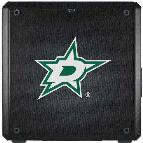 NHL Dallas Stars Black Background Cooler Master MasterBox Q300L Mini Tower Skin