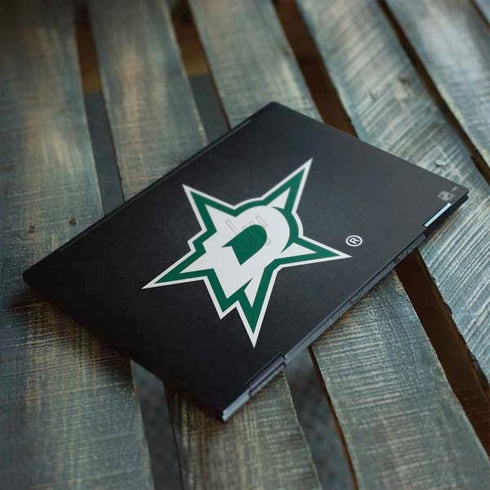NHL Dallas Stars Black Background HP Envy Skin