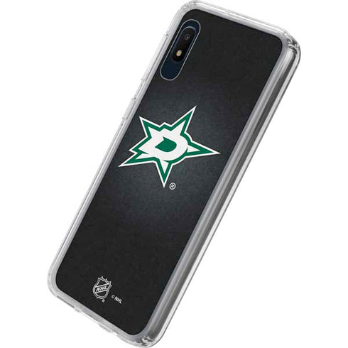 NHL Dallas Stars Black Background Galaxy A10e Clear Case