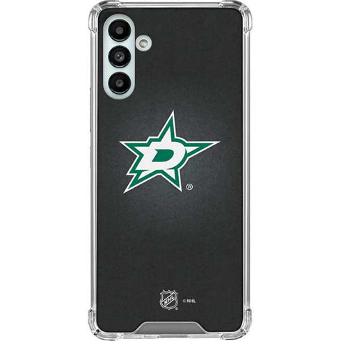 NHL Dallas Stars Black Background Galaxy A13 5G Clear Case