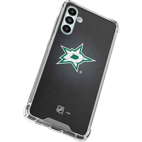 NHL Dallas Stars Black Background Galaxy A13 5G Clear Case