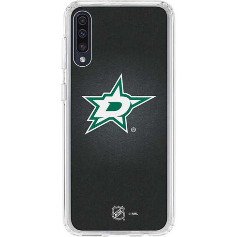 NHL Dallas Stars Black Background Galaxy A50 Clear Case