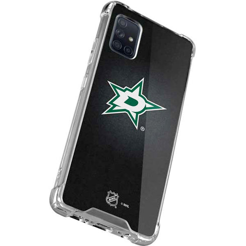 NHL Dallas Stars Black Background Galaxy A51 5G Clear Case