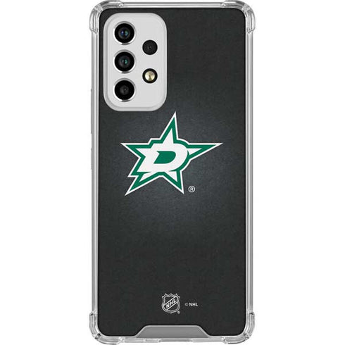 NHL Dallas Stars Black Background Galaxy A53 5G Clear Case