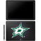 NHL Dallas Stars Black Background Galaxy Book 12in Skin