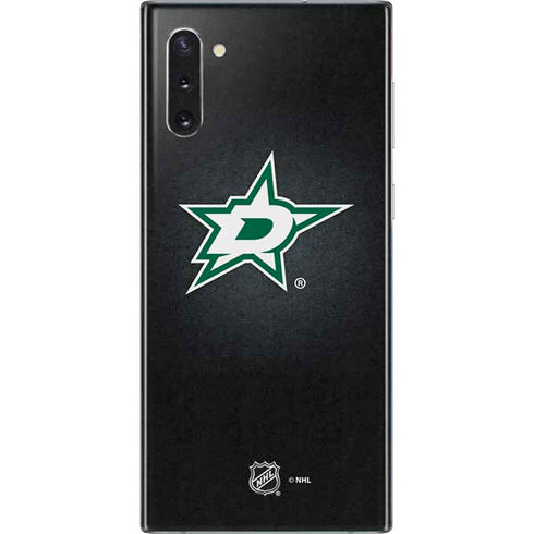 NHL Dallas Stars Black Background Galaxy Note 10 Skin