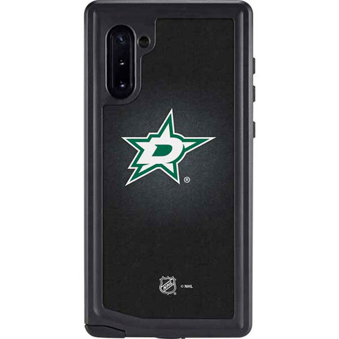 NHL Dallas Stars Black Background Galaxy Note 10 Waterproof Case