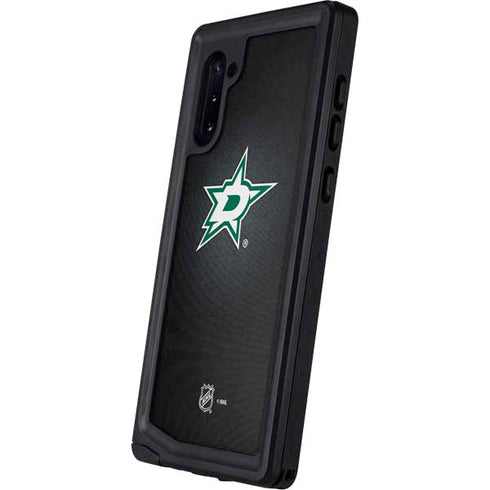 NHL Dallas Stars Black Background Galaxy Note 10 Waterproof Case