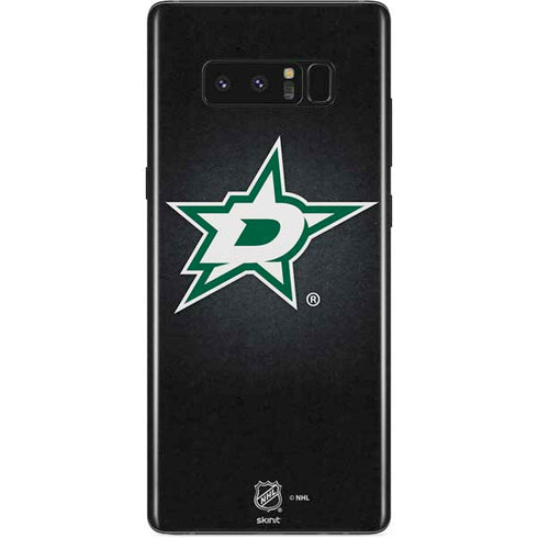 NHL Dallas Stars Black Background Galaxy Note 8 Skin