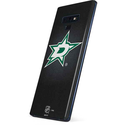 NHL Dallas Stars Black Background Galaxy Note 9 Skin