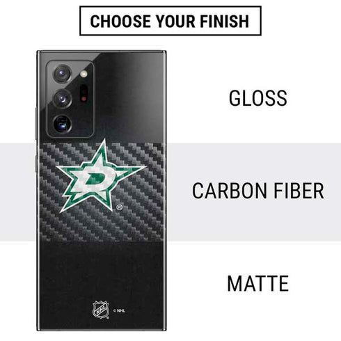 NHL Dallas Stars Black Background Galaxy Note20 Ultra 5G Skin