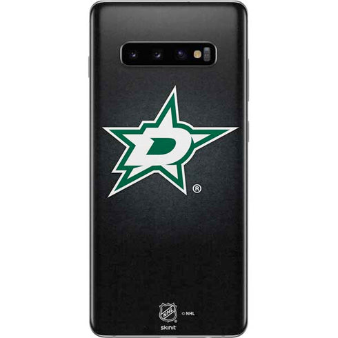 NHL Dallas Stars Black Background Galaxy S10 Plus Skin