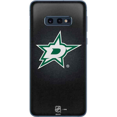NHL Dallas Stars Black Background Galaxy S10e Skin