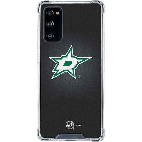 NHL Dallas Stars Black Background Galaxy S20 FE Clear Case