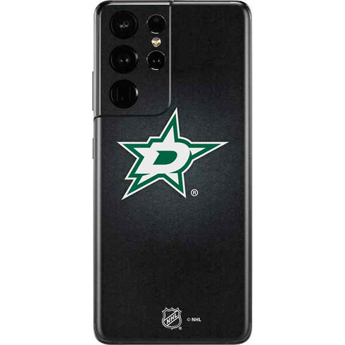 NHL Dallas Stars Black Background Galaxy S21 Ultra 5G Skin
