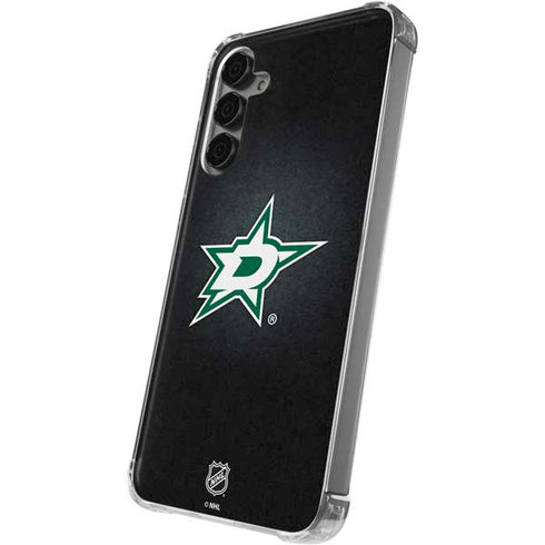 NHL Dallas Stars Black Background Galaxy S24 Plus Clear Case