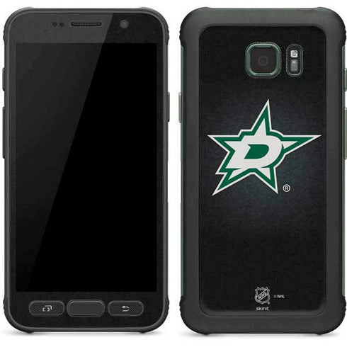 NHL Dallas Stars Black Background Galaxy S7 Active Skin