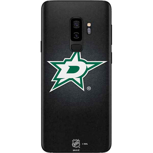 NHL Dallas Stars Black Background Galaxy S9 Plus Skin