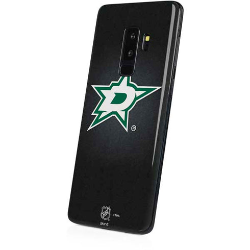 NHL Dallas Stars Black Background Galaxy S9 Plus Skin
