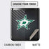 NHL Dallas Stars Black Background Galaxy Z Flip Skin