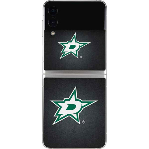NHL Dallas Stars Black Background Galaxy Z Flip3 5G Skin