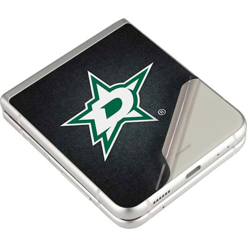NHL Dallas Stars Black Background Galaxy Z Flip3 5G Skin