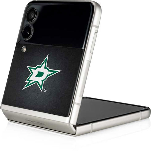 NHL Dallas Stars Black Background Galaxy Z Flip3 5G Skin