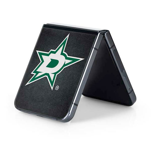 NHL Dallas Stars Black Background Galaxy Z Flip5 5G Skin