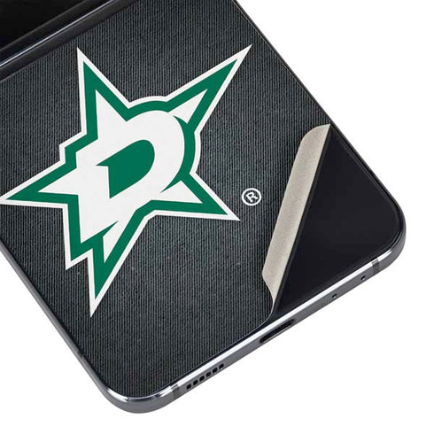 NHL Dallas Stars Black Background Galaxy Z Flip5 5G Skin