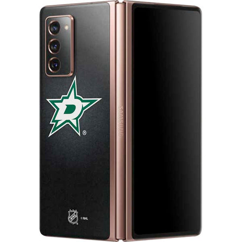 NHL Dallas Stars Black Background Galaxy Z Fold2 5G Skin