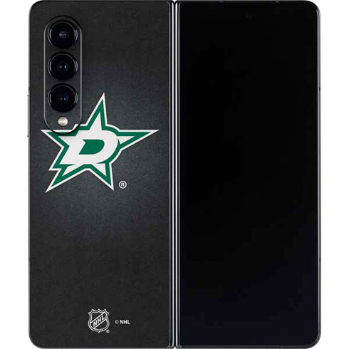 NHL Dallas Stars Black Background Galaxy Z Fold4 5G Skin