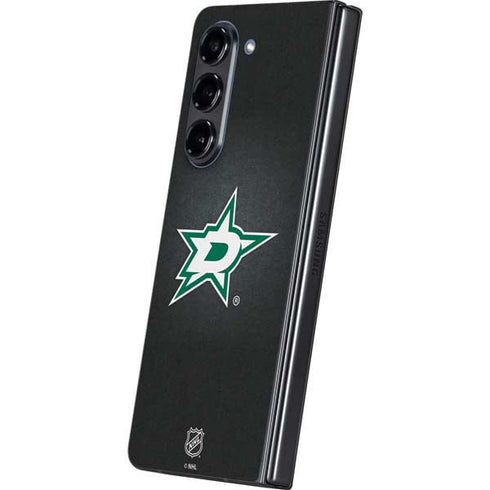 NHL Dallas Stars Black Background Galaxy Z Fold5 5G Skin