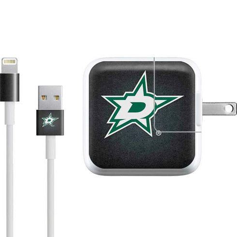 NHL Dallas Stars Black Background iPad Charger (10W USB) Skin