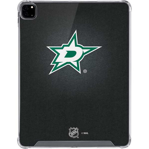 NHL Dallas Stars Black Background iPad Pro 12.9in (2020) Clear Case