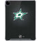 NHL Dallas Stars Black Background iPad Pro 12.9in (2020) Clear Case