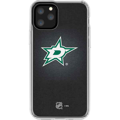 NHL Dallas Stars Black Background iPhone 11 Pro Clear Case