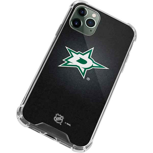 NHL Dallas Stars Black Background iPhone 11 Pro Max Clear Case