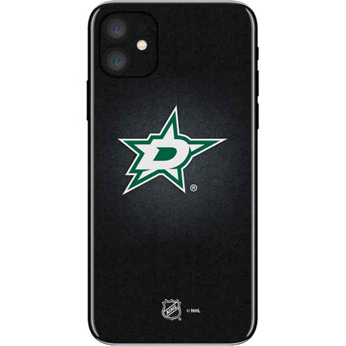 NHL Dallas Stars Black Background iPhone 11 Skin