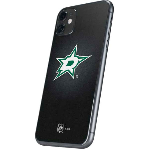 NHL Dallas Stars Black Background iPhone 11 Skin