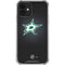 NHL Dallas Stars Black Background iPhone 12 Clear Case