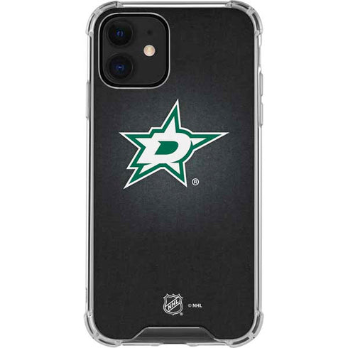 NHL Dallas Stars Black Background iPhone 12 Mini Clear Case
