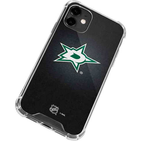 NHL Dallas Stars Black Background iPhone 12 Mini Clear Case