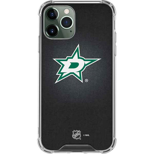 NHL Dallas Stars Black Background iPhone 12 Pro Max Clear Case