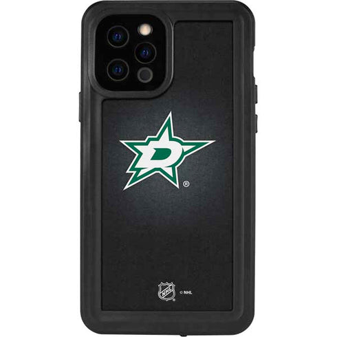 NHL Dallas Stars Black Background iPhone 12 Pro Waterproof Case