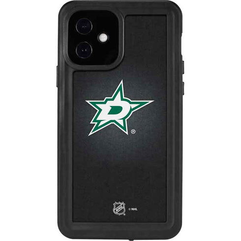 NHL Dallas Stars Black Background iPhone 12 Waterproof Case