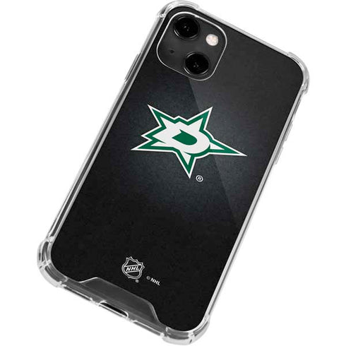 NHL Dallas Stars Black Background iPhone 14 Clear Case
