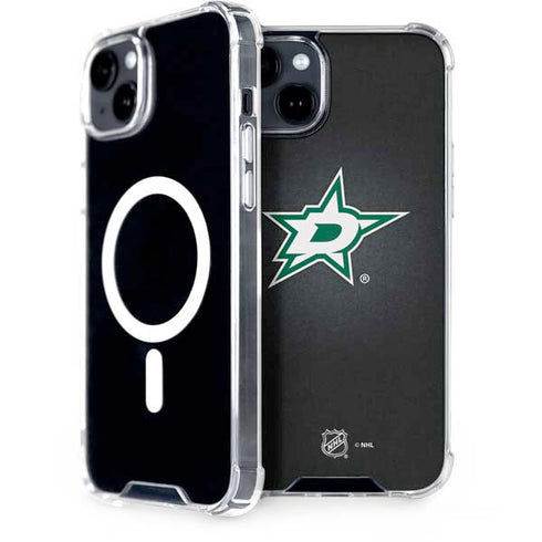 NHL Dallas Stars Black Background iPhone 15 Plus MagSafe Case