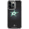 NHL Dallas Stars Black Background iPhone 14 Pro Clear Case