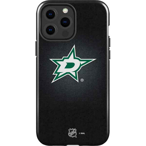 NHL Dallas Stars Black Background iPhone 14 Pro Max Impact Case